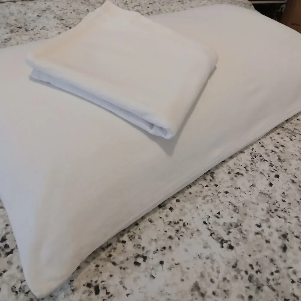 The Company Store - Ivory 100% COTTON FLANNEL King-size Pillowcases (2)